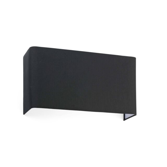 Netlighting Cotton Black Square Wall Light 375x 200x 105 E27 - image 1