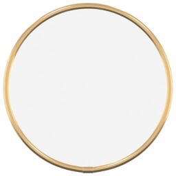 Berkfield Home Wall Mirror Gold √ò 20 cm Round - thumbnail 2