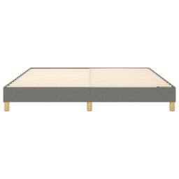 Berkfield Home Box Spring Bed Frame Dark Grey 180x200 cm Super King Fabric - thumbnail 5