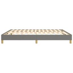 Berkfield Home Box Spring Bed Frame Dark Grey 180x200 cm Super King Fabric - thumbnail 6
