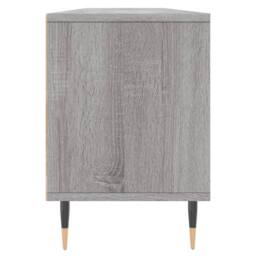 Berkfield Home TV Cabinet Grey Sonoma 150x30x44.5 cm Engineered Wood - thumbnail 7
