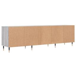 Berkfield Home TV Cabinet Grey Sonoma 150x30x44.5 cm Engineered Wood - thumbnail 8