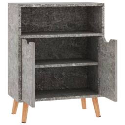 Berkfield Home Sideboard Concrete Grey 60x30x72 cm Engineered Wood - Size: 60 x 30 x 72 cm - thumbnail 5