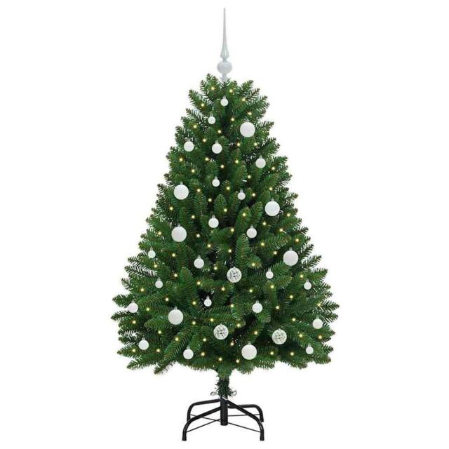 Berkfield Home Elegant Artificial Christmas Tree with Stand Green 150 cm PVC and - image 1