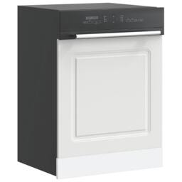 Berkfield Home Dishwasher Panel¬†Kalmar¬†White¬†60x1.5x67 cm Engineered Wood in White - Size: 60x1.5x67 cm - thumbnail 2