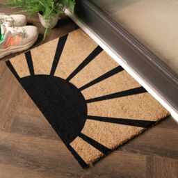 Artsy Mats Welcoming Sun & Rays Doormat in Black - Size: 40 cm x 60 cm - thumbnail 3