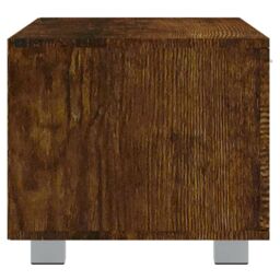 Berkfield Home TV Cabinet Smoked Oak 120x40.5x35 cm Engineered Wood in Brown - thumbnail 6