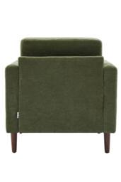 Living and Home Mid-Century Single Sofa Armchair in Green - thumbnail 5