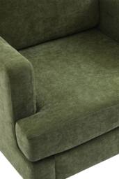 Living and Home Mid-Century Single Sofa Armchair in Green - thumbnail 6