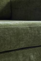 Living and Home Mid-Century Single Sofa Armchair in Green - thumbnail 8
