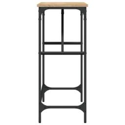 Berkfield Home Decorative Console Table Sonoma Oak 100x32x75 cm Engineered Wood in Brown - Size: 100 x 32 x 75 cm - thumbnail 5