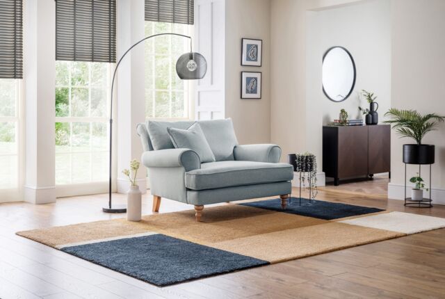 The Great Sofa Company Margot Snuggle Chair Faro Ashen in Grey - image 1