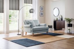 The Great Sofa Company Margot Snuggle Chair Faro Ashen in Grey - thumbnail 1