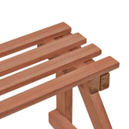 Berkfield Home 3-Tier Plant Stand Cedar Wood 48x45x40 cm in Brown - Size: 48 x 45 x 40 cm - thumbnail 4