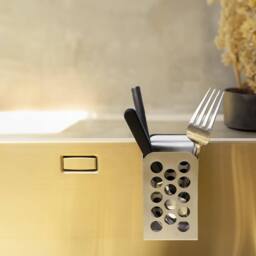 Happysinks Cutlery Basket Steel in Natural - thumbnail 3