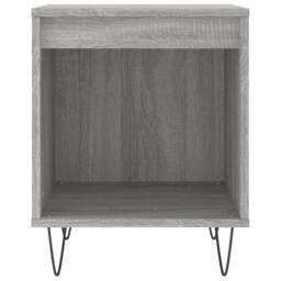 Berkfield Home Modern Bedside Cabinets 2 pcs Grey Sonoma 40x35x50 cm Engineered Wood - Size: 40 x 35 x 50 cm - thumbnail 5
