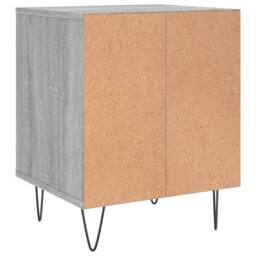 Berkfield Home Modern Bedside Cabinets 2 pcs Grey Sonoma 40x35x50 cm Engineered Wood - Size: 40 x 35 x 50 cm - thumbnail 7