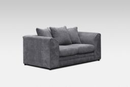 Snugg Furniture UK Limited (3+2 Seater) Milo Jumbo Cord 3 & 2 Seater Sofa in Grey - thumbnail 3