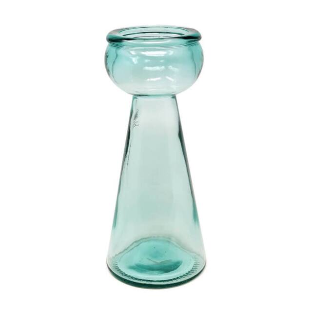 Verano Spanish Ceramics Glass Home Décor Clear Candle Holders (H) 30cm - image 1