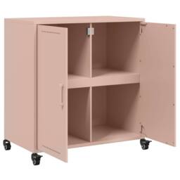 Berkfield Home Sideboard Pink 68.5x39x72 cm Steel - thumbnail 9
