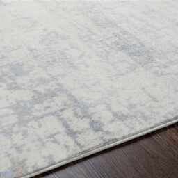 Livabliss Roma-Abstract Grey Blue Brown Modern Marble Living Dining Bedroom Rug in Dark Blue - Size: 80 cm x 220 cm - thumbnail 3