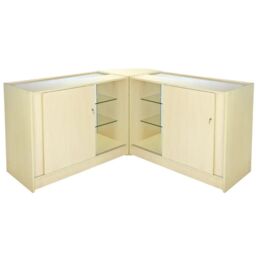 Monstershop Horizon Maple Shop Counter & Retail Display Set in Beige - thumbnail 3