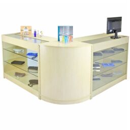Monstershop Horizon Maple Shop Counter & Retail Display Set in Beige - thumbnail 2