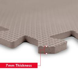 M.Y Grey Interlocking EVA Foam Baby Play Mats - Size: 1 Pack - thumbnail 3