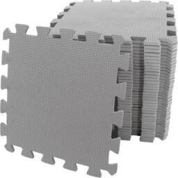 M.Y Grey Interlocking EVA Foam Baby Play Mats - Size: 1 Pack