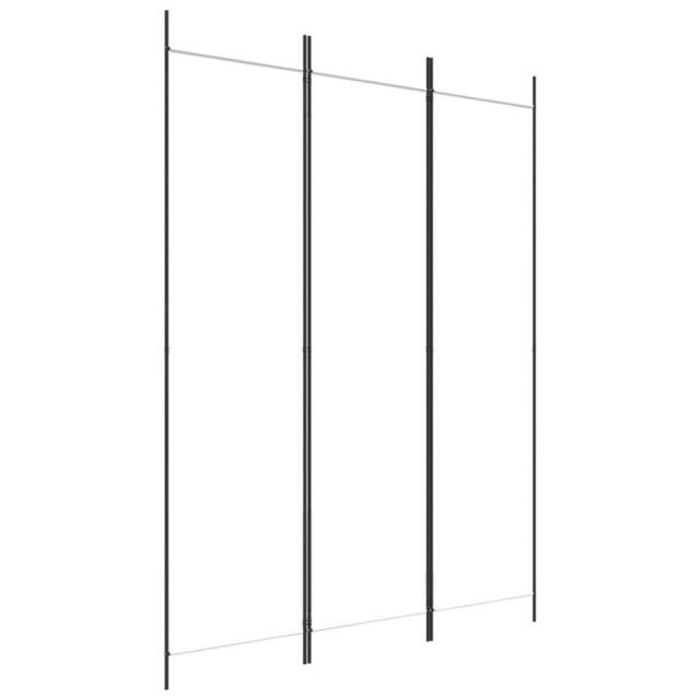 Berkfield Home 3-Panel Room Divider White 150x200 cm Fabric - image 1