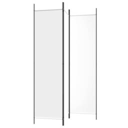 Berkfield Home 3-Panel Room Divider White 150x200 cm Fabric - thumbnail 5