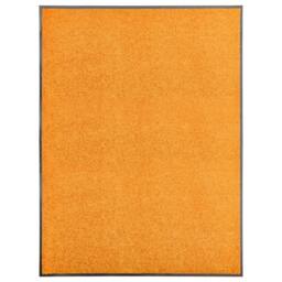 Berkfield Home Pliable Doormat Washable Orange 90x120 cm - thumbnail 2