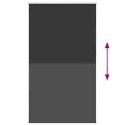 Berkfield Home Roller Blind Blackout Black 125x230 cm Fabric Width 121.6 cm Polyester - thumbnail 5