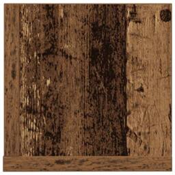 Berkfield Home Wall Shelves 2 pcs Old Wood 100x16.5x16.5 cm Engineered Wood in Brown - thumbnail 6