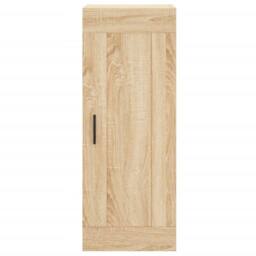 Berkfield Home Wall Mounted Cabinet Sonoma Oak 34.5x34x90 cm Engineered Wood in Light Oak - thumbnail 6