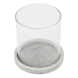 Love Lace Athena Stone Hurricane Lantern in White - thumbnail 2