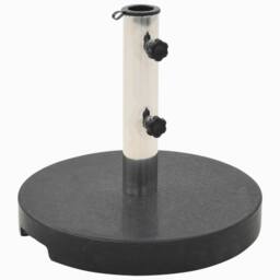 Berkfield Home Parasol Base Granite 20 kg Round Black