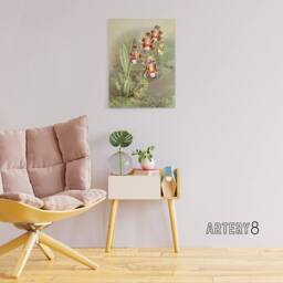 "Artery8 Frederick Sander Odontoglossum Harryanum Orchid Canvas Wall Art Print - Size: W12"" x H16""" - thumbnail 3
