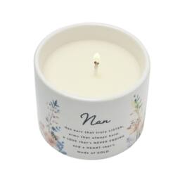The Cottage Garden Mother's Day Ceramic Candle 100g - Nan in White - thumbnail 6