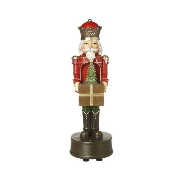 Garden Greatness Musical Spinning Soldier With Tree Decoration in Red - Size: 1 Pack
