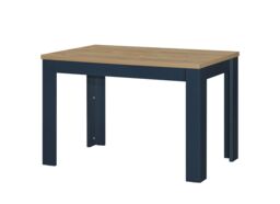 Birlea Dining Table & Bench Set Highgate 2 Kitchen Traditional in Dark Navy - thumbnail 5