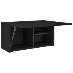 Berkfield Home Bathroom Wall Cabinet Black 60x25x30 cm Engineered Wood - Size: 60 x 25 x 30 cm - thumbnail 5