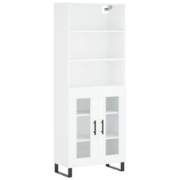 Berkfield Home Highboard White 69.5x34x180 cm Engineered Wood - thumbnail 2