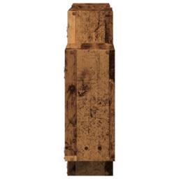 Berkfield Home Wall Shelf Old Wood 159x18x65 cm Engineered Wood in Brown - Size: 159 x 18 x 65 cm - thumbnail 5