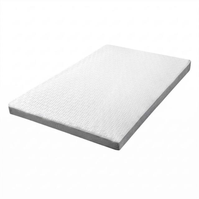 FORGEVIO 135x190cm Double 8cm Cooling Memory Foam Mattress Topper Washable in White - image 1