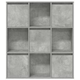 Berkfield Home Durable Bookcase Concrete Grey 89x24x101.5 cm Engineered Wood - thumbnail 4