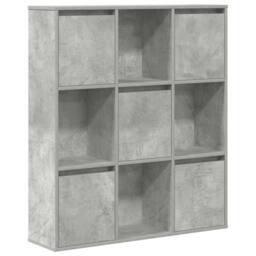 Berkfield Home Durable Bookcase Concrete Grey 89x24x101.5 cm Engineered Wood - thumbnail 3