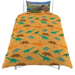 Floso Dino Herd Reversible Duvet Set - Size: Double - thumbnail 2