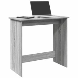 Berkfield Home Desk Grey Sonoma 80x40x75 cm Engineered Wood - Size: 80 x 40 x 75 cm - thumbnail 1