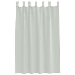 Berkfield Home Voile Curtains with Loops 2 pcs Light Grey 140x175 cm - thumbnail 4
